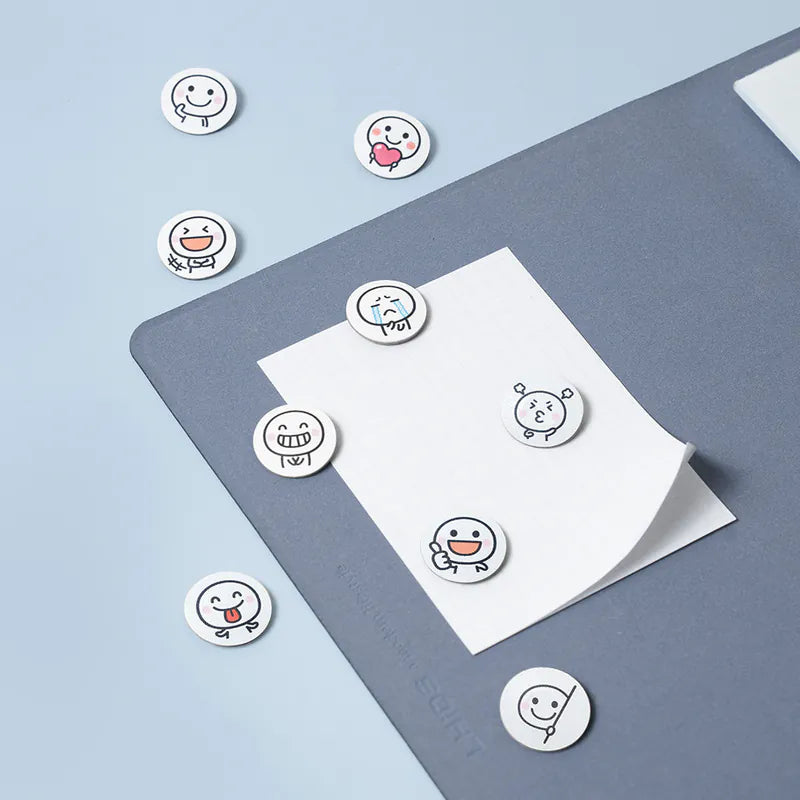 LHiDS X O-Jirou Emoji Mini Magnetic Sticker Set (9pcs per pack)