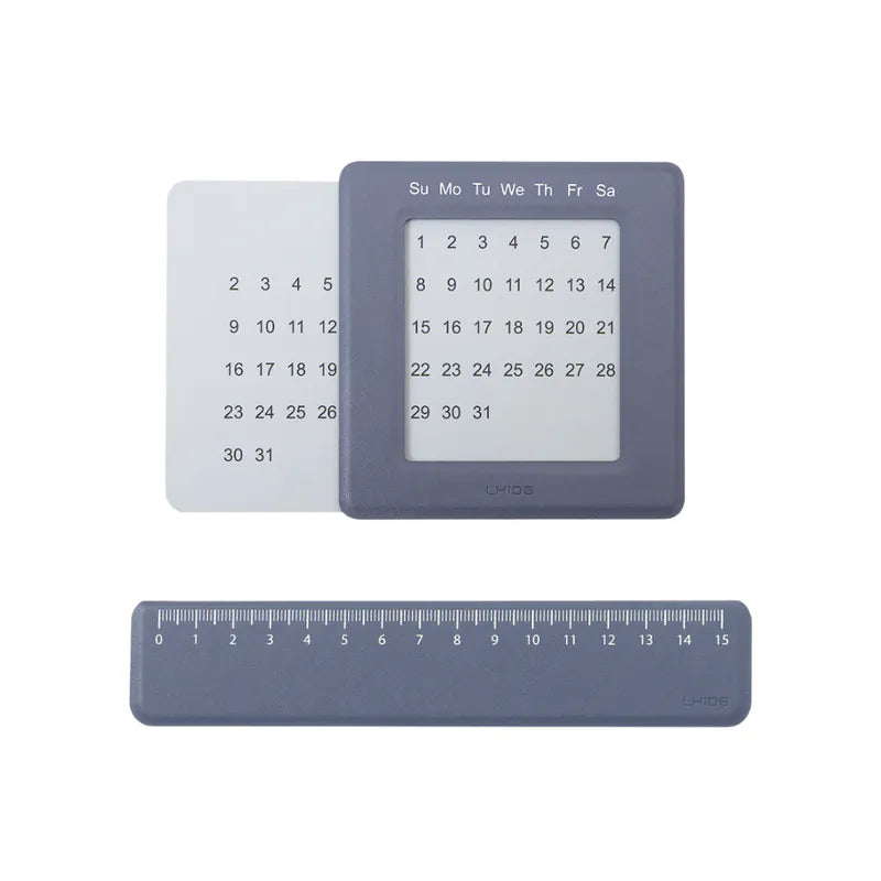 Magnetic Perpetual Calendar + Magnetic Ruler