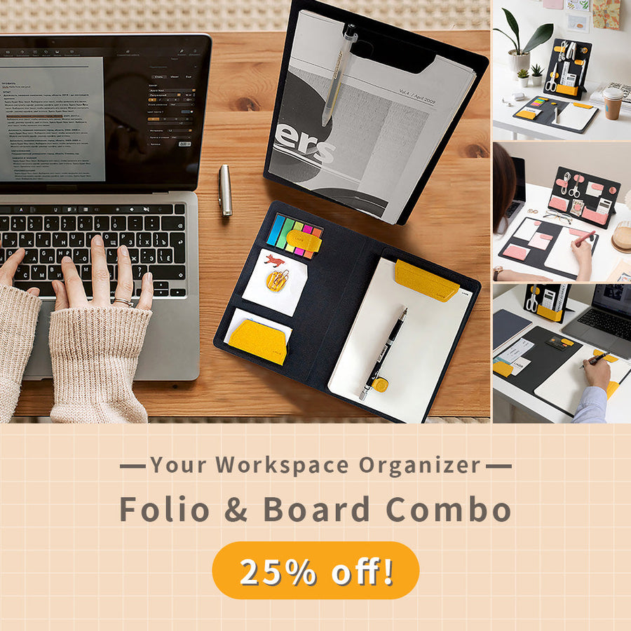 A5 Folio & Organizing Board Classic Combo
