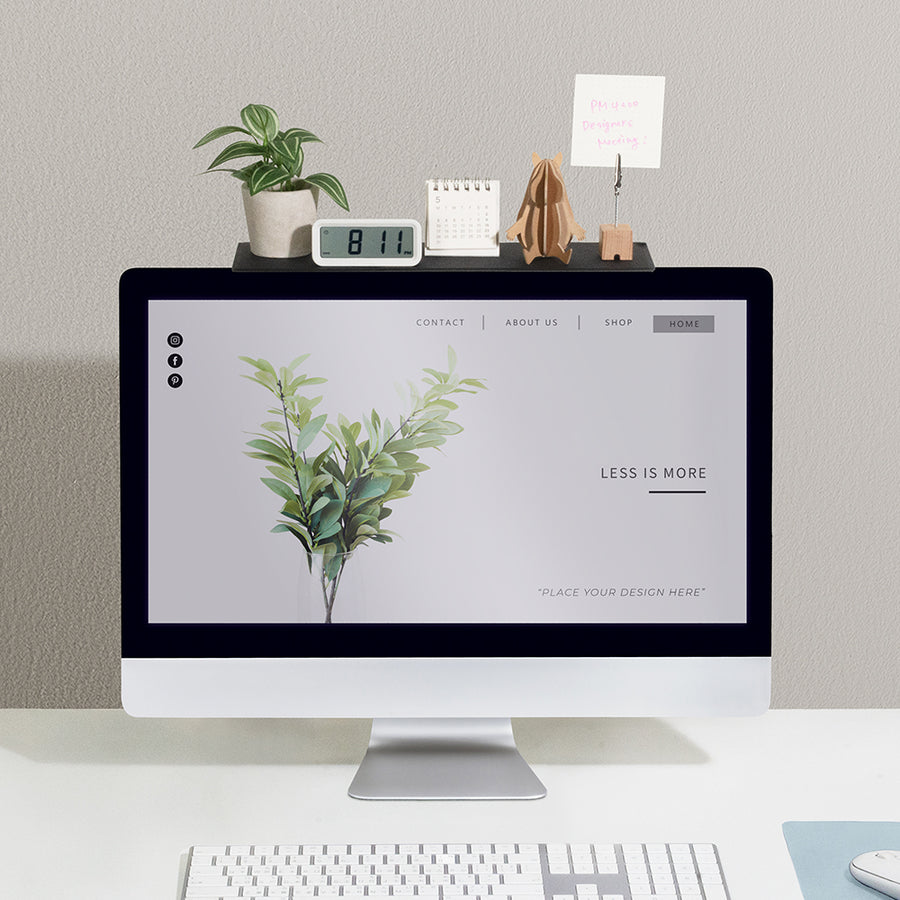 Magnetic Monitor Top Shelf