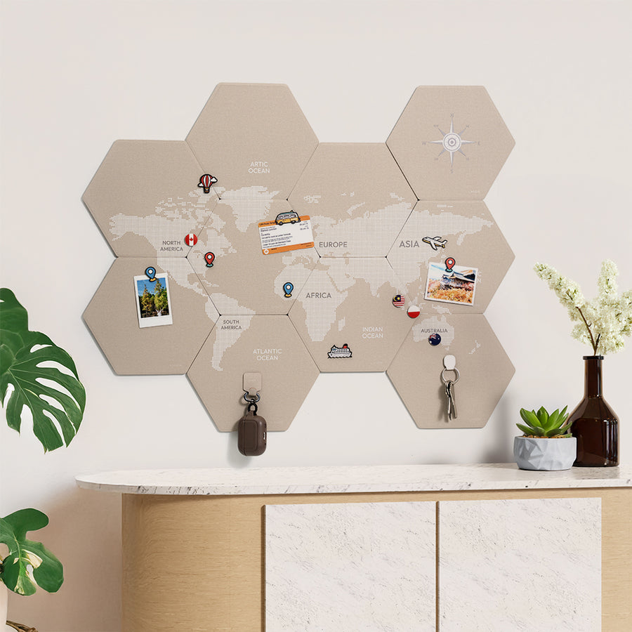 LHiDS EasyHouse World Map Velcro Organizing Tile – LHiDS Creative