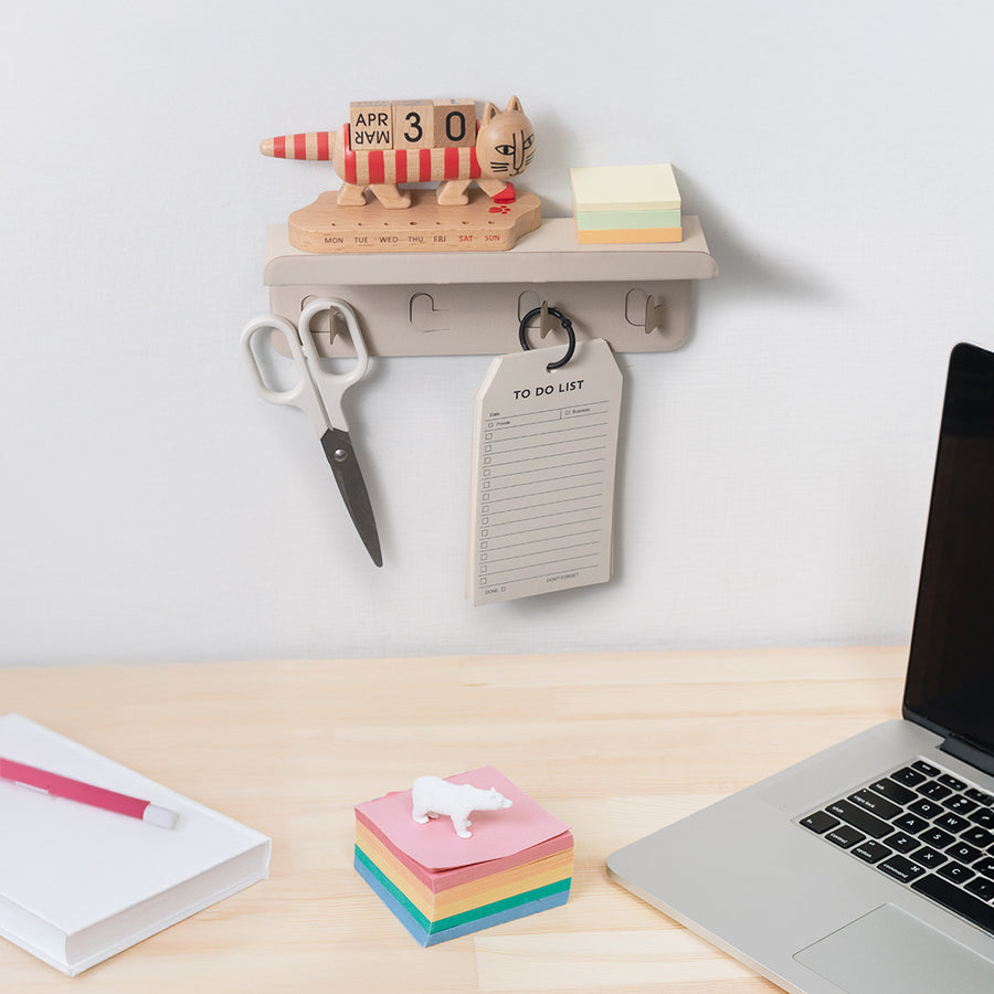 EasyHouse Wall Mount Organizer-Hook & Shelf