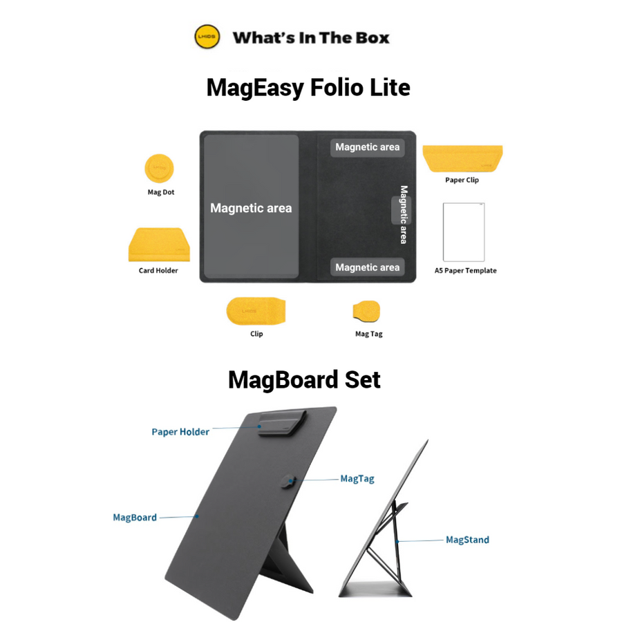MagBoard 2.0 - Medium & A5 Folio Lite Combo