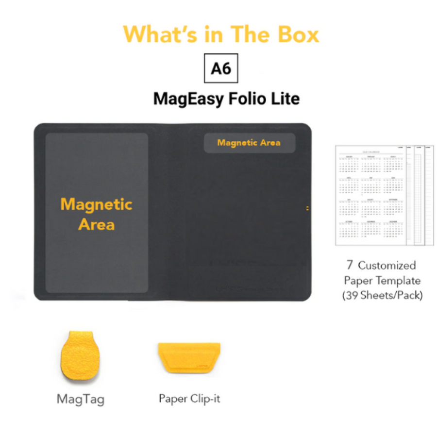 A6 Magnetic Folio Lite