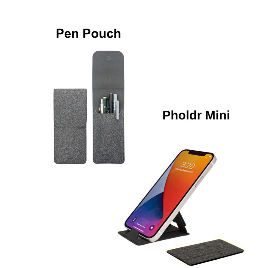 Pen Pouch + Phone Stand
